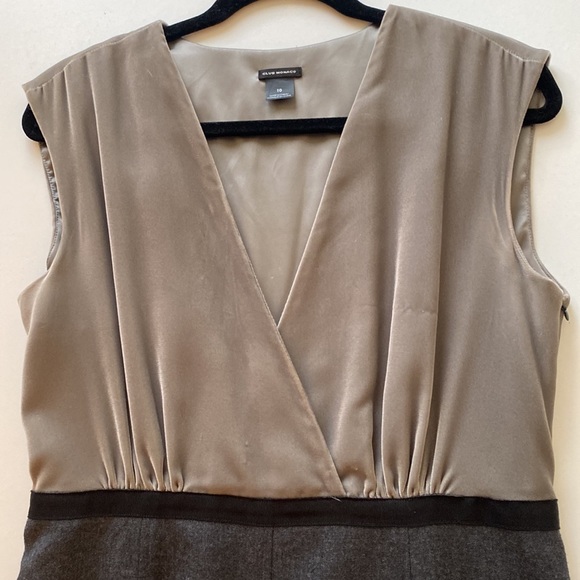 Club Monaco Gray Velvet Top Wool Skirt Dress size 10 - Picture 4 of 12